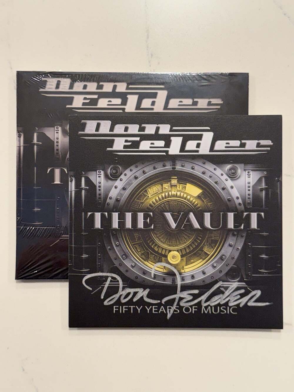 DON FELDER (Eagles) - Signed CD Autographed Art Card #2